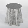 Buy cheap Customized Marble Round Dining Table For 6 Marble Top Metal Legs from wholesalers