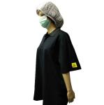 Breathable Short Sleeve Anti Static Polo Shirts For Semiconductor Industry