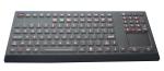 Industrial Backlighted Silicone Waterproof Keyboard With Touchpad 108 Key Army