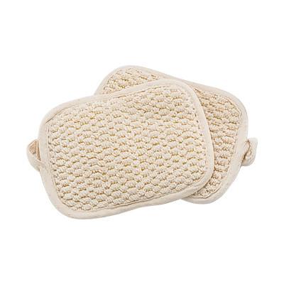 Buy cheap Rectangle Shower Body Scrubber Natural Chenille Cleaning Pad from wholesalers