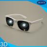 Buy cheap PVC Materials thicker lens 3D Diffraction Glasses For Party / 3d firework glasses from wholesalers