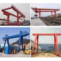 Buy cheap Heavy Duty Double Beam Rail Mounted RMG Gantry Crane 35ton 45ton 55ton product