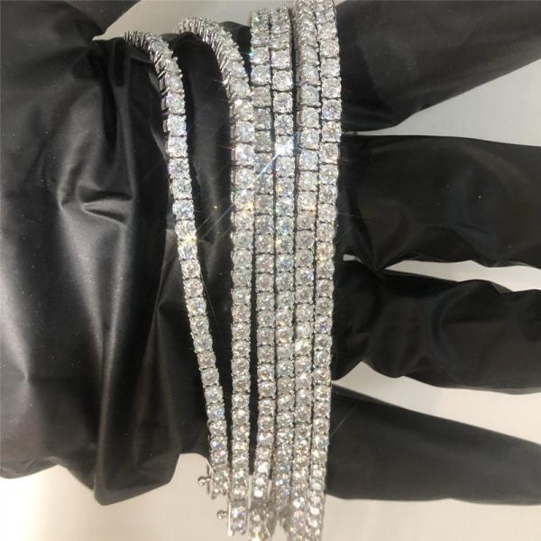 Buy cheap GRA Fine Jewelry Moissanite Tennis Chain Iced Out Tennis Chain For Women from wholesalers