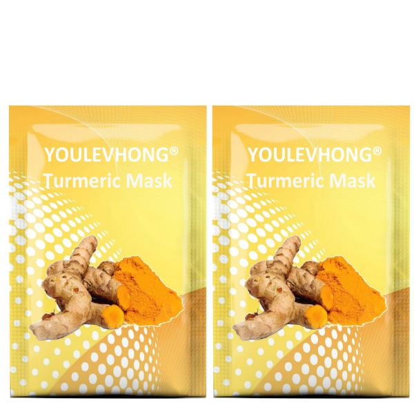 Turmeric Brightening Facial Mask for All Skin Types 25g Anti inflammatory Anti