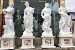 Buy cheap Outdoor garden marble stone statues four season marble sculpture stone carvings from wholesalers