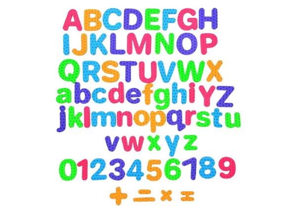 Refrigerator Colorful Thickness 5mm Magnetic Letters And Numbers Magnetic Sign