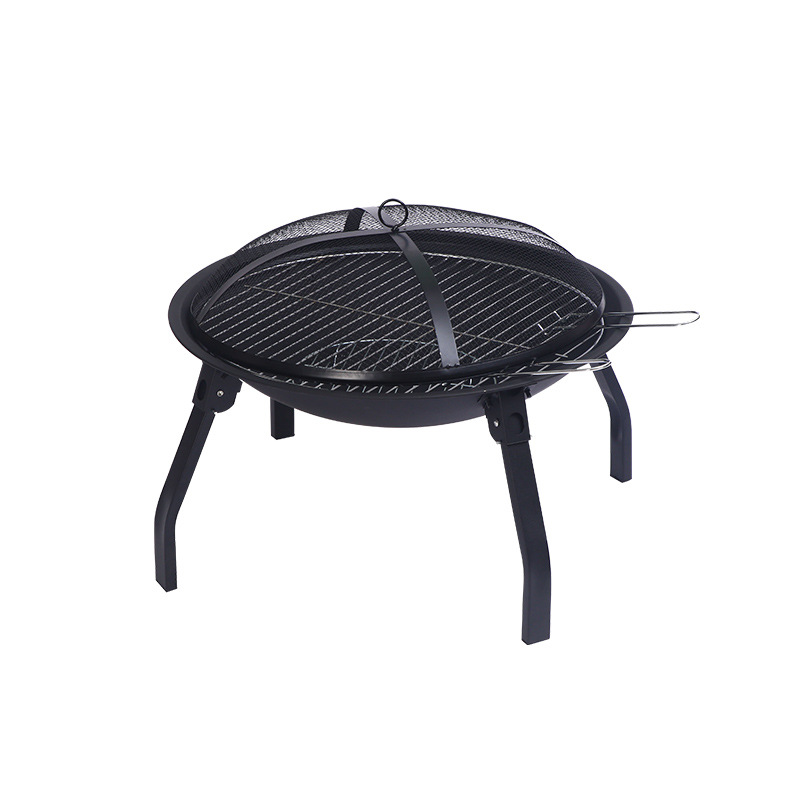 Long Service Life Restaurant Smokeless Round Barbecue Roaster kebab Stainless Steel