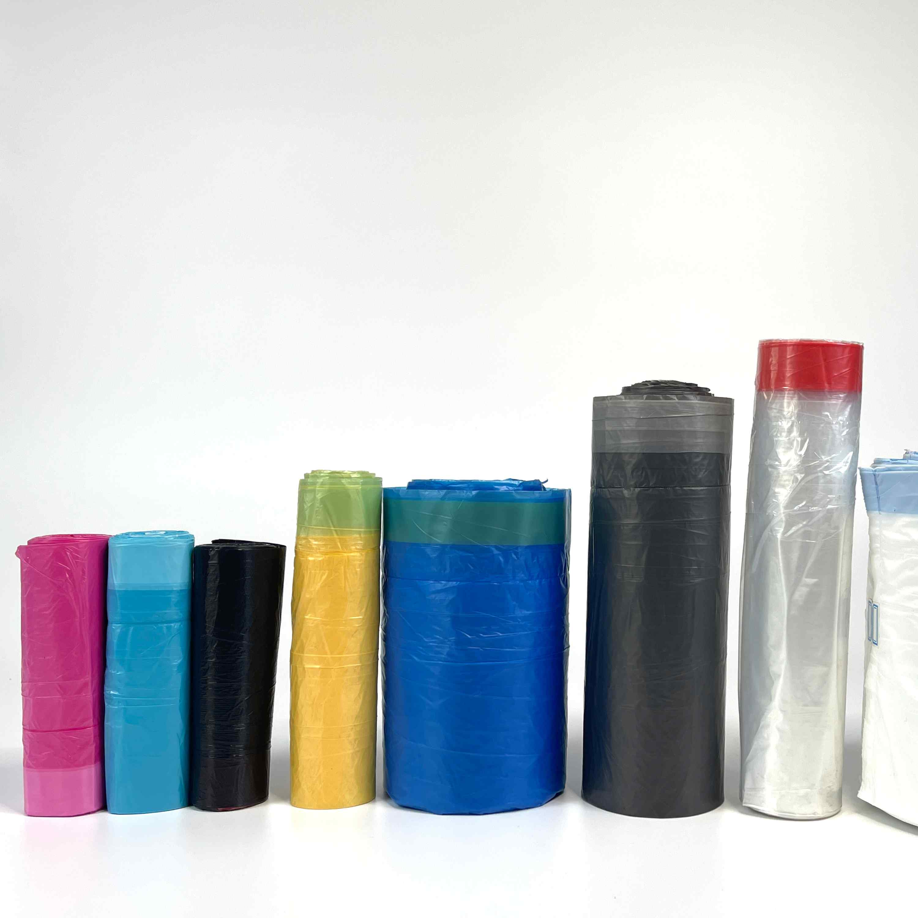 Direct Supply of Recyclable Garbage Bag with Strings in HDPE/LDPE/LLDPE Material