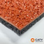 Non-Slip Rubber Track Surface for Rainy Climate Conditions