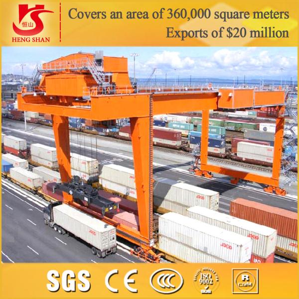 Buy cheap China professional manufacturer portable rubber tyre container gantry crane from wholesalers