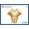 Buy cheap Male x Female x Female Y Connector Brass Threaded Fittings from wholesalers