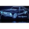 Buy cheap 1964 Riviera Led Edge Lit Sign 240vac Blue Engraved Acrylic Led Signs from wholesalers