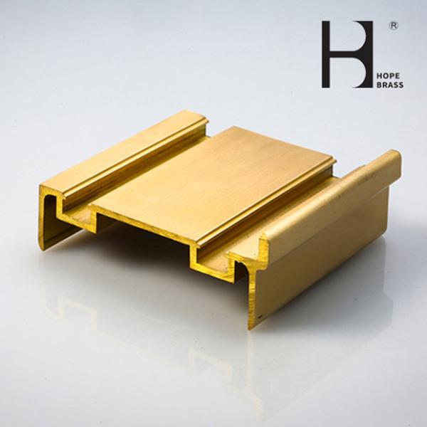 Buy cheap OEM High Precision Any Various Shapes Brass Doors And Windows Frame 5~180 mm Copper Alloy Window Door Profiles from wholesalers