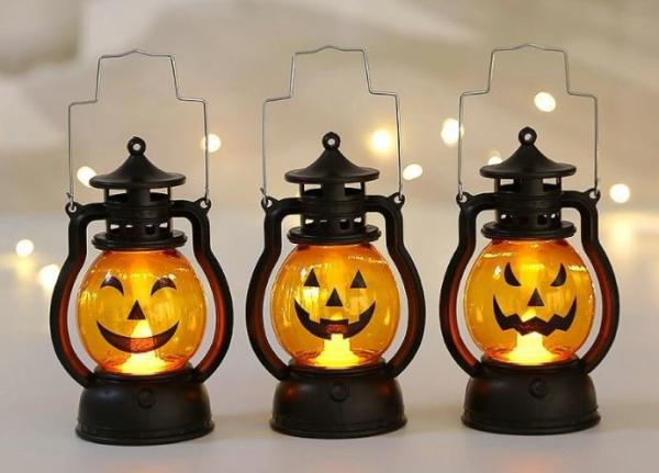 Buy cheap Halloween Lantern with Skull Decorated from wholesalers