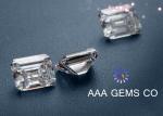 3ct Emerald Cut Moissanite Gemstone Eight Arrows Eight Hearts