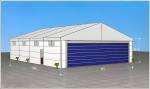 Flexible Prefab Airplane Hangar For Easy Convenient Storage Expansion Constructi