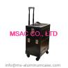 Buy cheap Middle Trolley Cosmetics Cases Makeup Cases Pu Leather Beauty Boxes For Travel from wholesalers