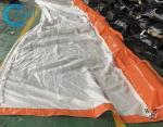 Flame Retardant Silt Curtain With PVC / Rubber Accessories