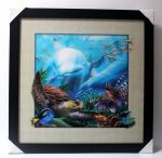 40 X 40cm 3D Lenticular Flip Picture Wholesale /Custom Lenticular Printing 3D
