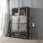 Defaico Industrial Iron Cabinet Industrial Metal Storage Cabinet With Drawer