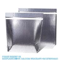 Buy cheap Self Adhesive Seal Aluminum Foil Thermal Bag Hot Food Delivery Cooler Bag Heat product