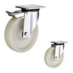 660lbs Capacity 4inch Nylon Casters With Swivel Top Plate