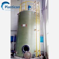 Buy cheap Corrosion Resistant FRP Pressure Tank Fiberglass FRP Round Tank product