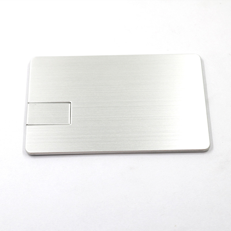 32GB 64GB Metal credit card style usb drive UDP flash 2.0 80MB/S
