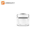 Non Spill Acrylic Cream Jar , Eco Friendly Empty Cream Bottles Lightweight