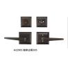 Buy cheap Office Square Front Door Handle 38mm OEM Entry Lever Door Handle Set from wholesalers
