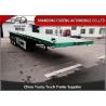Buy cheap 40 Ft Flatbed Container Semi Truck Trailer BPW Axles Air Suspension from wholesalers