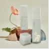 Buy cheap Luxury Glass Cosmetic Packaging Bottle Skincare Set Matt Green 30ml 100ml 125ml 50g from wholesalers