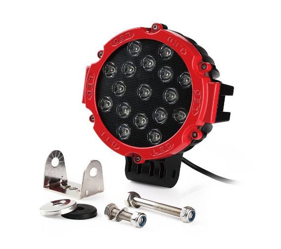 Buy cheap 10-30VDC Round Outdoor 51 Watt LED Flood Lights Stainless Steel Mounting Bracket from wholesalers