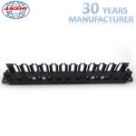 Networking Rack Mount Horizontal Cable Management 1u 19 Inch With 12 Ports