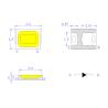 Buy cheap 150ma 2835 1w 6v Small Led Chip Led 2700-6500k 130-140lm from wholesalers