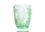 Lead Free Solid Colored Green Tumbler Whisky Glasses , Fadeless Custom Drinking