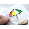 Buy cheap Mini Umbrella OEKO Heat Transfer Clothing Labels For Kids Bag Toys from wholesalers