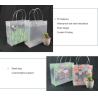 Buy cheap Frosted Plastic Gift Bags, Large Merchandise Retail Clothing Grocery Boutique Shopping Bags With Handles, Multi Colors from wholesalers