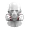 Buy cheap GB2626-2006 Antigas Full Face Reusable Painted Petrol Gas Mask from wholesalers