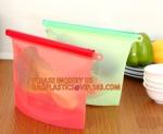 Reusable Vacuum Food Bag Silicone Food Storage Bag Fruits Vegetables Meat