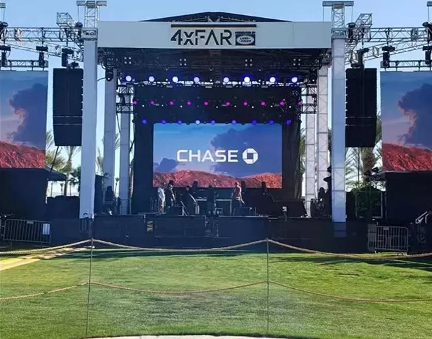 4500 cd/sqm SMD1921 Hanging Led Display Led Stage Curtain Screen Indoor Outdoor