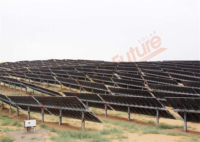 1500V Horizontal Automatic Solar Tracking System 120 Degree