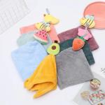 Bathroom Microfiber Cartoon Printed Hand Towel Children
