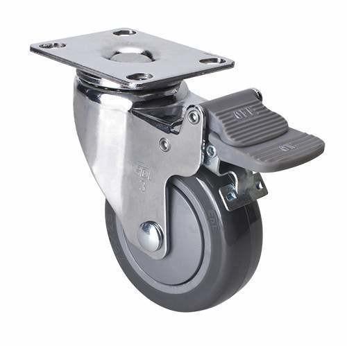 Buy cheap 2.5mm Thickness PU Wheel Material 80kg Plate Brake PU Caster 3723-77 for Edl Chrome 3 from wholesalers