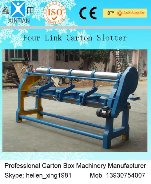 Quality Cast Iron Carton Corrugated Board Slotting Printing And Cutting Machine for sale