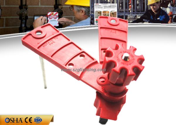 Buy cheap Two Arms Valve Lock Out Suitable 3 / 4 / 5 Way Valves 25 Mm - 40 Mm Size from wholesalers