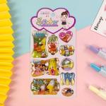 Blister Layered Vinyl Stickers Concave Convex 3D Animal Stickers