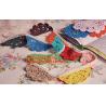 Buy cheap Rustic wedding decor burlap lace bunting jute banner,festival, Rainbow Cotton Lace Handmade Vintage Flag Bunting Banner, from wholesalers