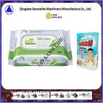 SWWF-590 High Speed Poly Film Flow Wrap Packing Machine Horizontal Pillow-shape