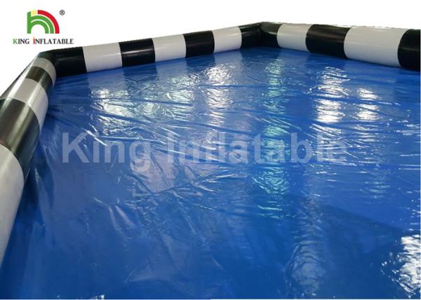 Buy cheap Commercial Blue Inflatable Swimming Pool For Adults Fun With CE Blower from wholesalers